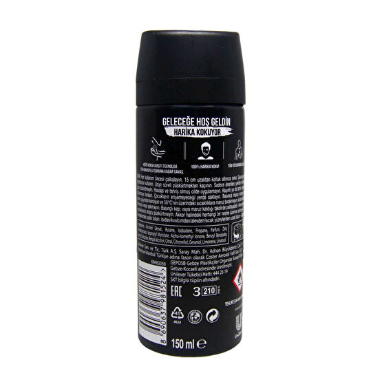 Axe Deodorant 150 ml Black