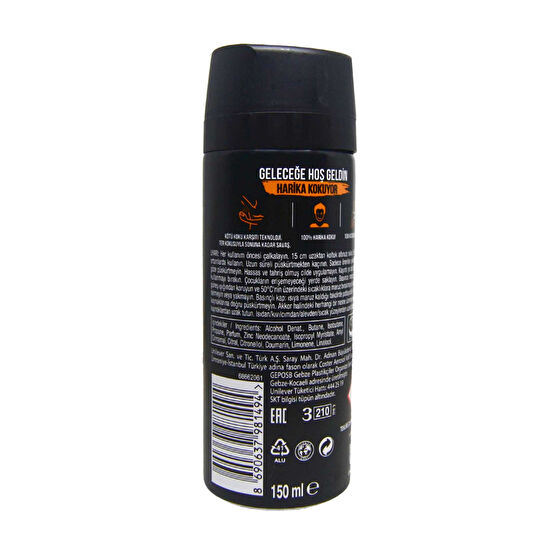 Axe Deodorant 150 ml Dark Temptation