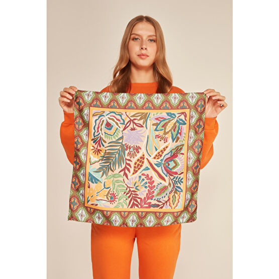 Axesoire 13943 Etnik Desenli Safran Bandana Fular Fular Fiyatı