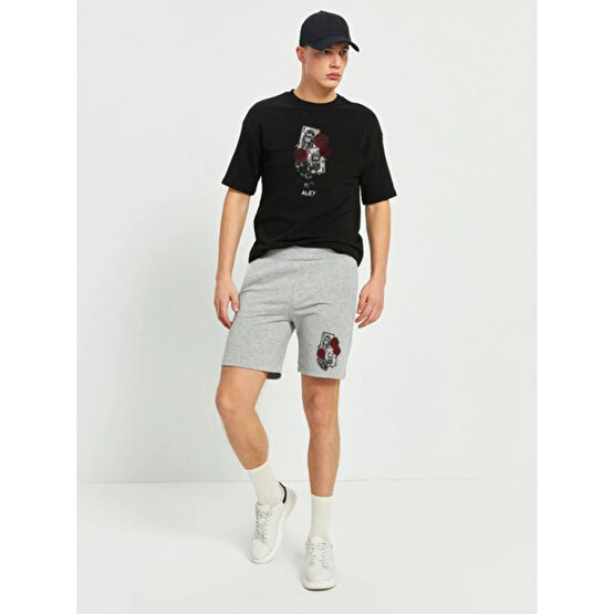 Ay New Moda Aynewmoda Erkek Iskambil Baskılı Tshirt Şort Takımı Erkek Takım Elbise Fiyatı