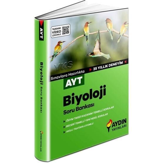 Aydın Yayınları AYT Biyoloji Soru Bankası