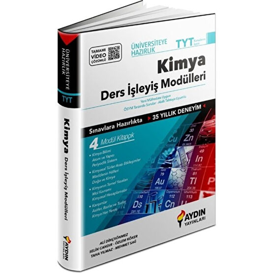 Aydın Yayınları TYT Kimya Ders Işleyiş Modülleri 0922 Kaynak Kitapları Fiyatı