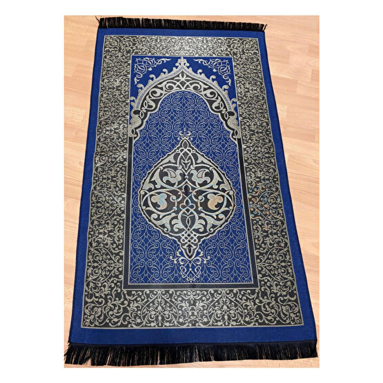 AYHANHOME Desenli Saçaklı Hediyelik Bohçalık Tafta Mavi Seccade 70 x 110 Beden Seccade Fiyatı