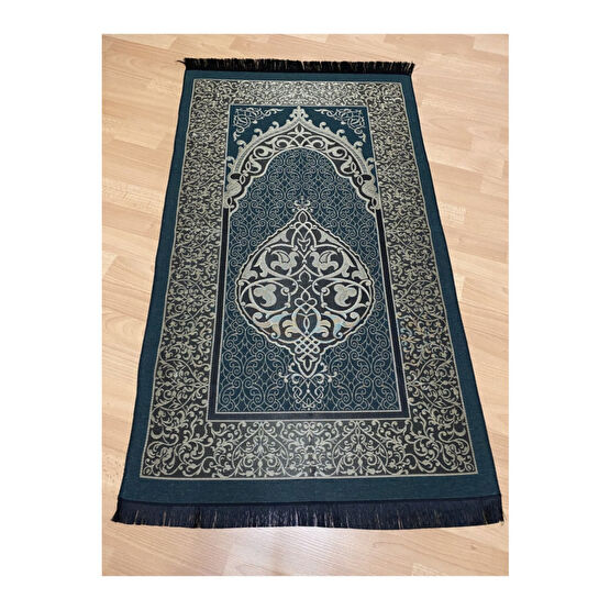 AYHANHOME Desenli Saçaklı Hediyelik Bohçalık Tafta Yeşil Seccade 70 x 110 Beden Seccade Fiyatı