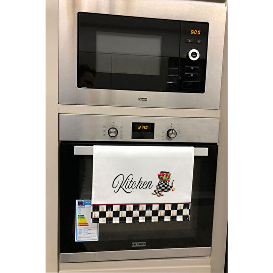AYMİRAHOME Dekoratif Mutfak Pamuklu Fırın Havlusu Özel Desenli Damalı Model 35x50 cm Yıkanabilir Pamuklu Mutfak Havlusu Fiyatı