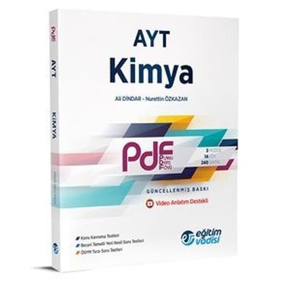 AYT Kimya Güncel PDF Planlı Ders Föyü-Eğitim Vadisi Kimya Fiyatı