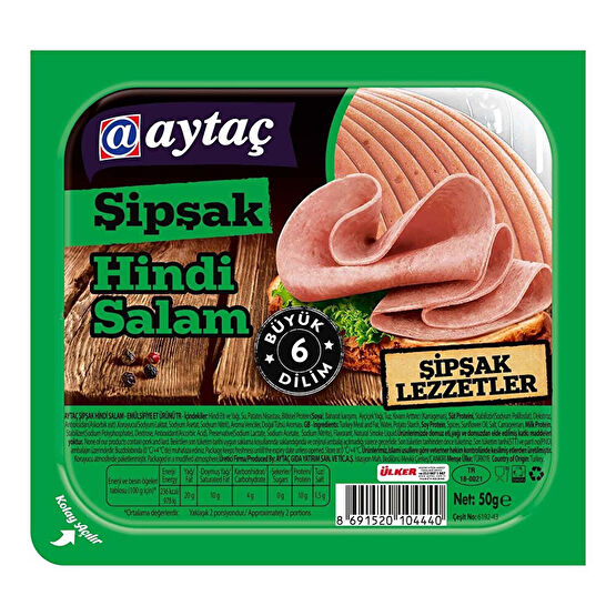 Aytaç Şipşak Hindi Salam Dilimli 50 G Şarküteri Fiyatı