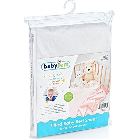 Baby Jem Babyjem Lastikli Bebek Çarşafı 60X120 cm Bebek Yatak Çarşafı Fiyatı