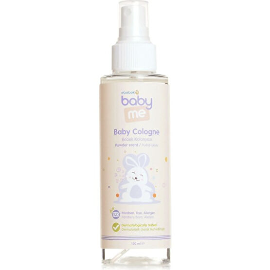 Baby Me Pudra Kokulu Bebek Kolonyası 150 ml - Renkli Bebek Kolonyası Fiyatı