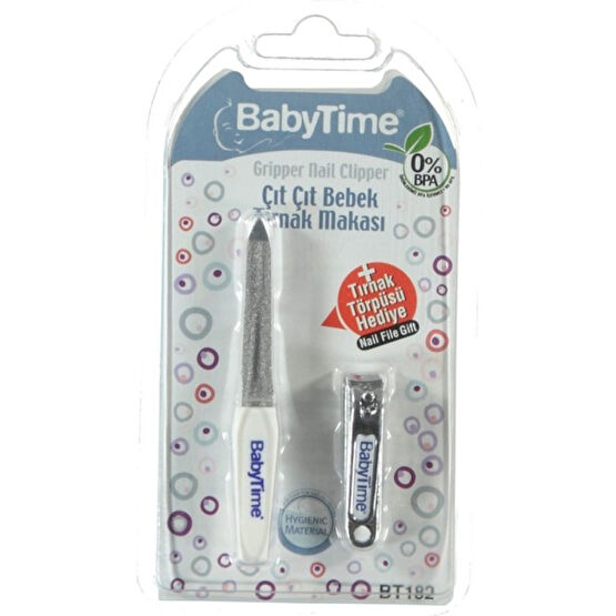 Baby Time Çıt Çıt Bebek Tırnak Makası + Törpü Bebek Tırnak Makası Fiyatı