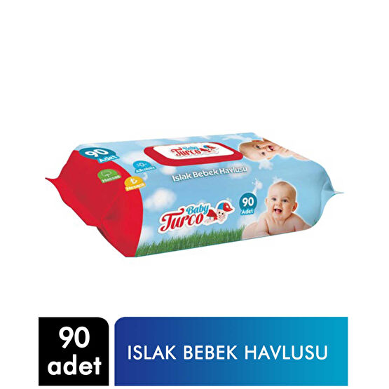Baby Turco Bebek Islak Mendil 90'lı Bebek Mendil-Islak Mendil Fiyatı