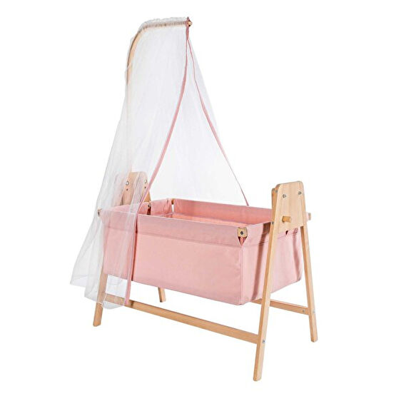 Babycom Mycrib 50x85 CM Sallanır Ahşap Pudra Pembe Beşik Bebek Oyun Parkı & Beşikleri Fiyatı