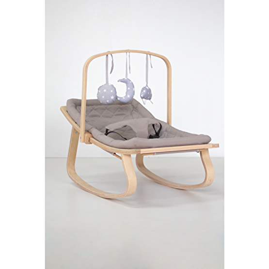 Babycom Naturel Yıldız Oyuncaklı Gri Ana Kucağı Ana Kucağı Fiyatı