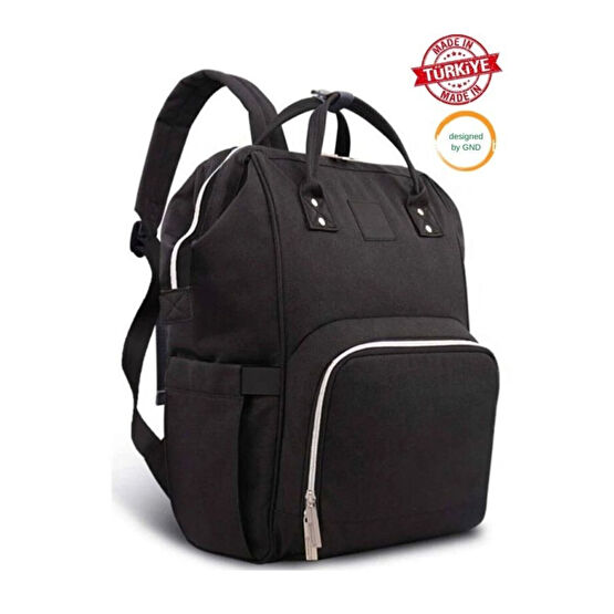 BabyLondy Gnd Siyah Anne Bebek Bakım Sırt Çantası Gnd-baby01 Bebek Bakım Çantası Fiyatı