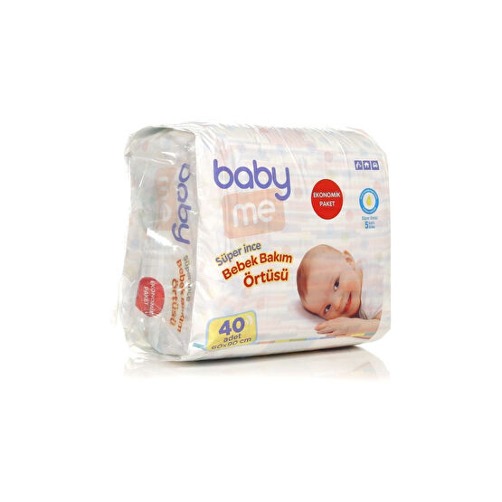 Baby&Me Süper Ince Alt Değiştirme Örtüsü 60x90 Cm 40 Adet Bebek Alt Açma Örtüsü Fiyatı