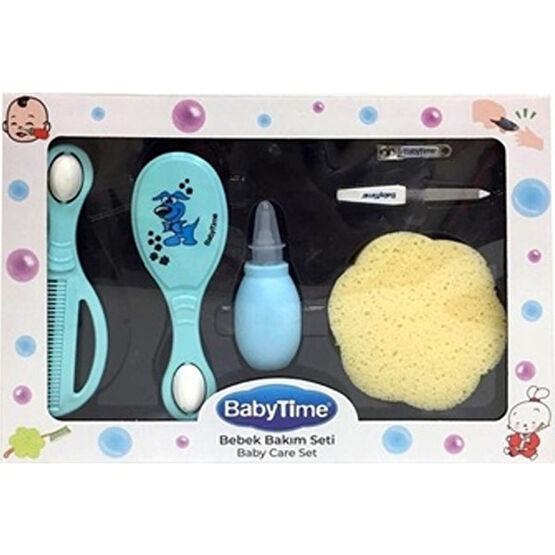 Babytime Bebek Bakım Seti BT512 - Mavi Bebek Bakım Seti Fiyatı