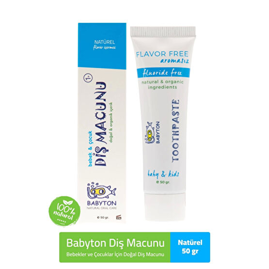 BABYTON Organik Diş Macunu Naturel Bebek Diş Macunu Fiyatı