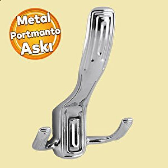 Badem10 Portmanto Askı Metal Vestiyer Duvar Dolap Elbise Askısı Krom Mobilya Kapı Askılığı Aparatı Askı Vestiyer Fiyatı