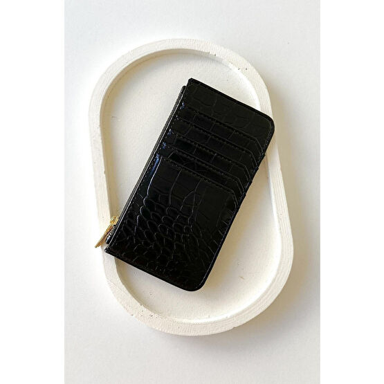Bagfoni Fermuarlı Kroko Bölmeli Cüzdan Kartlık 8x15 Cm Unisex Kartlık Fiyatı