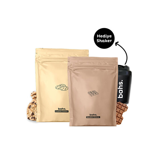 Bahs Proteinli Öğün Tozu | 1 Cookies Dream 1 Double Choco | 1 Shaker Hediye Protein Tozları Fiyatı