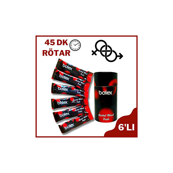 BALEX 6*10 gr *geciktirici Etkili*sertleştirici Bitkisel Karışımlı Macun % 100 Memnuniyet Garantisi Bal ve Reçel Fiyatı