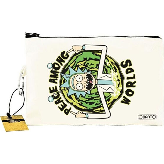 Bant Giyim - Rick And Morty Bez Cüzdan Clutch El Çantası Portföy Çanta Fiyatı