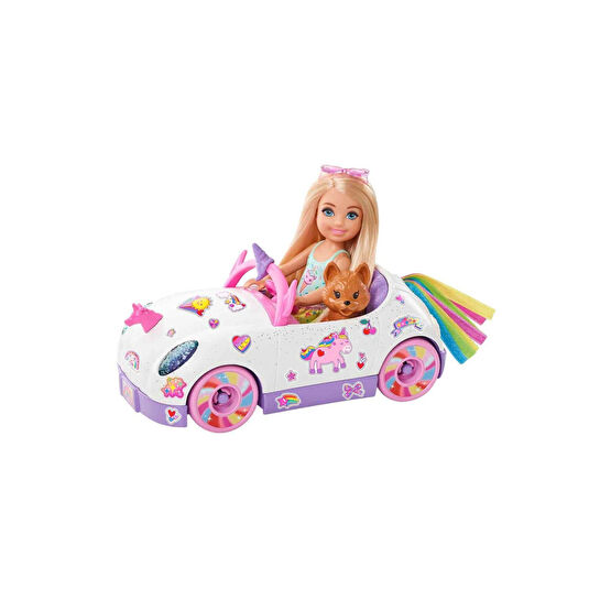 Barbie Club Chelsea Bebek Ve Arabası Gxt41