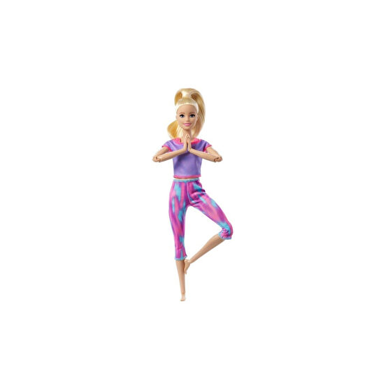 Barbie Sonsuz Hareket Bebeği Sarışın Desenli Taytlı Oyuncak Bebekler Fiyatı