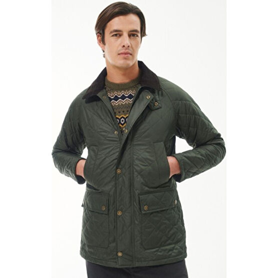 Barbour Ashby Polar Kapitone Ceket GN71 Sage Erkek Mont Fiyatı