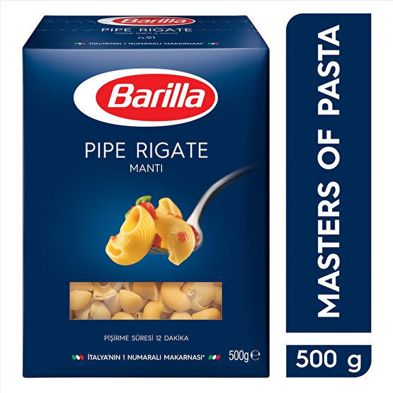 Barilla Makarna Pipe Rigate -Mantı 500 g Makarnalar Fiyatı