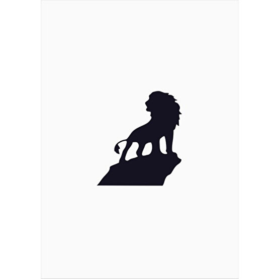 Başaran Sticker Aslan Kral Priz Sticker 9 x 10 Duvar Stickerı Fiyatı