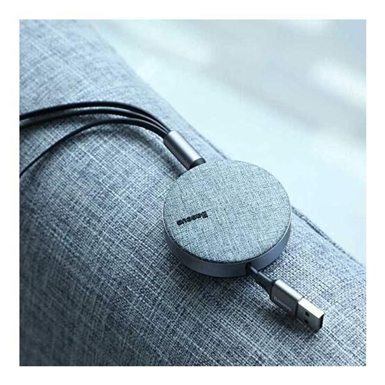 Baseus Fabric Kırmızı 3 in 1 1.2 mt 3.5 A Data Aktarım Kablosu