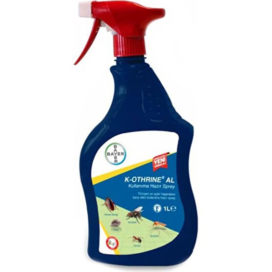 Bayer K-Othrine Al Kullanıma Hazır Sprey 500 ml Sinek-Kene-Haşere Kovucu Fiyatı