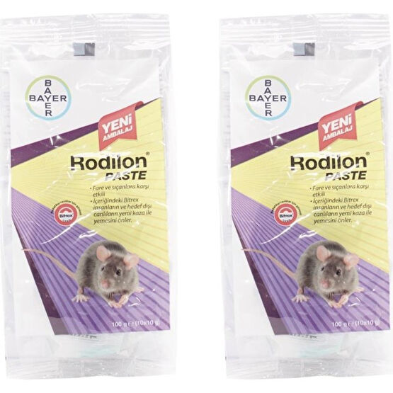 Bayer Rodilon Pasta 100 gr Bayer 2'li Sinek-Kene-Haşere Kovucu Fiyatı