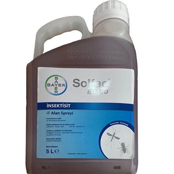 Bayer Solfac Ec 050 Sivrisinek Karasinek Alan Spreyi 5 Ly Sinek-Kene-Haşere Kovucu Fiyatı