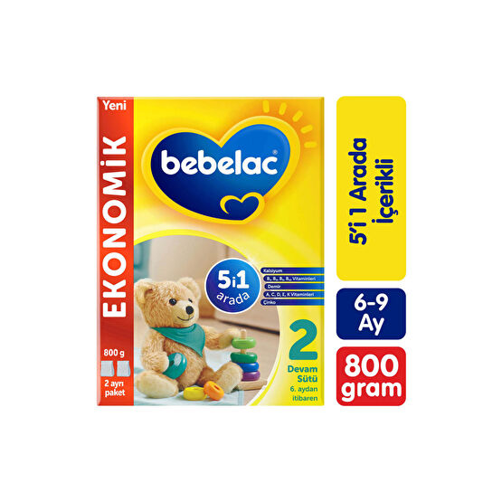 Bebelac 2 Devam Sütü 800 Gr