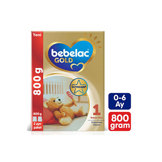 Bebelac Gold 1 Bebek Sütü 800 Gr
