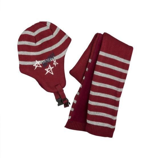 Bebepan 9236 Bordo Triko Kaşkol Takım