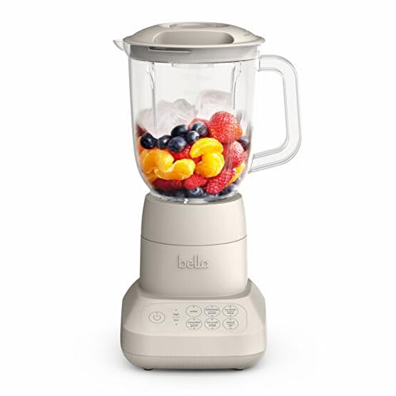 bella 10 Speed Countertop Blender, Juicer & Smoothie Maker, Fits-anywhere™ Kitchenware, Slim Flip & Store Design, Dishwasher Safe 48oz Capacity Pitcher & Lid, Stainless Steel Blade, 450 Watt, Oatmilk Mutfak Robotları Fiyatı