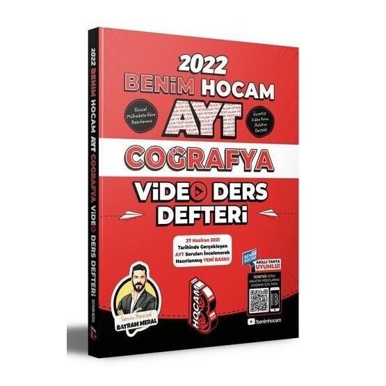 Benim Hocam Yayınları 2022 AYT Coğrafya Video Ders Defteri