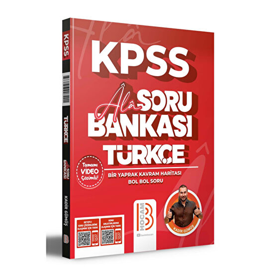 Benim Hocam Yayınları 2024 KPSS Türkçe - Âlâ Soru Bankası Benim Hocam Yayınları Ders Sınav Kitapları Fiyatı