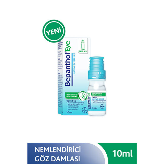 Bepanthol Eye Nemlendirici Göz Damlası Çoklu Doz 10ml
