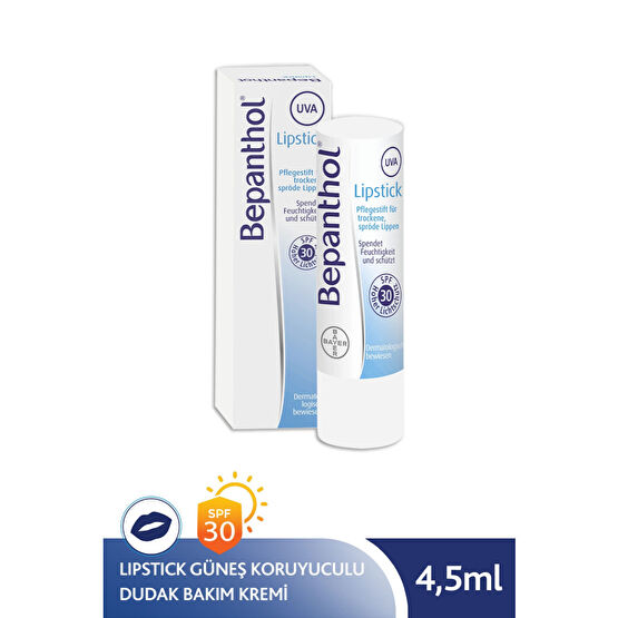 Bepanthol Lipstick Güneş Koruyucu Dudak Bakım Krem l SPF 30 Güneş Koruyuculu Dudak Bakımı