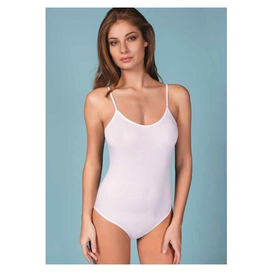 Berrak 2081 Beyaz Kadın Çıtçıtlı Body