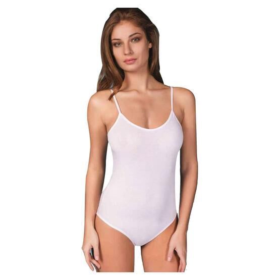 Berrak 2081 Beyaz Kadın Çıtçıtlı Body