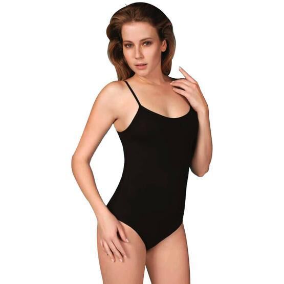 Berrak 2082 Siyah Kadın Çıtçıtlı Body