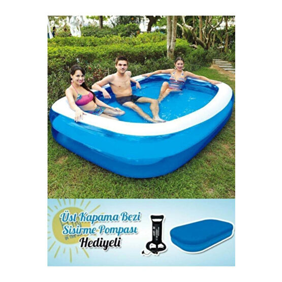 BESTWAY 54006 Havuz + Pompa + Havuz Örtüsü 262x175x51cm Dalış & Yüzme Malzemeleri Fiyatı