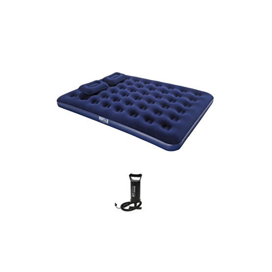 BESTWAY Çift Kişilik Şişme Yatak -2 Adet Yastık Ve El Pompası Hediye 203cmx152cmx22cm 67374 Şişme Yatak Fiyatı