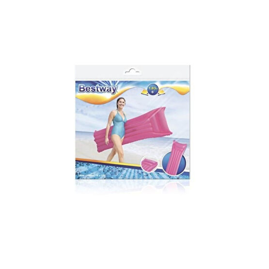 BESTWAY Renkli Düz Deniz Yatağı 183 Cm 44007 - Mavi-yeşil-pembe