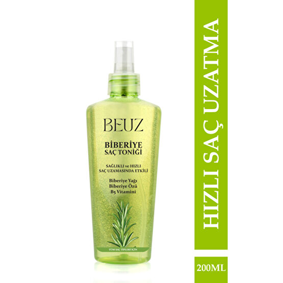 beuz Biberiye Saç Toniği 200 Ml Hızlı ve Sağlıklı Saç Uzatma Etkili Saç Bakım Losyonu / Toniği Fiyatı